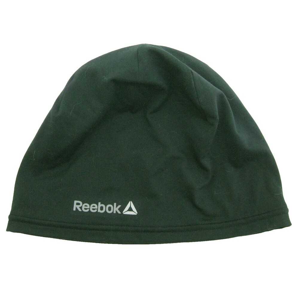 Reebok Mens Black Baseball Cap Hat (Adult Adjustable Snapback) 100% Cotton